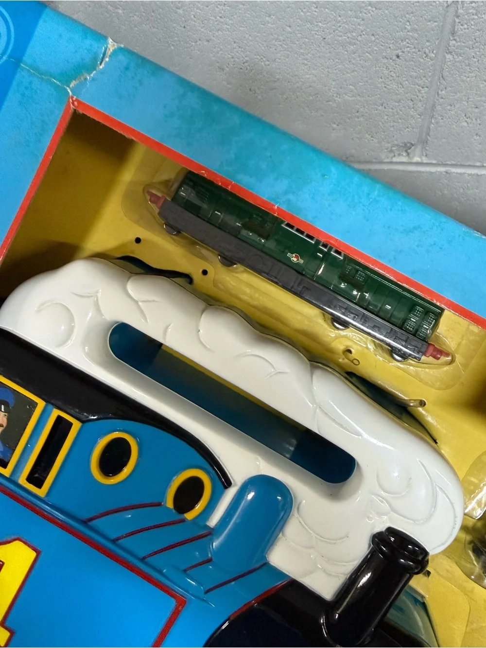 Thomas & Friends Blue & Red No. 1 Engine Playset with Yellow Accents